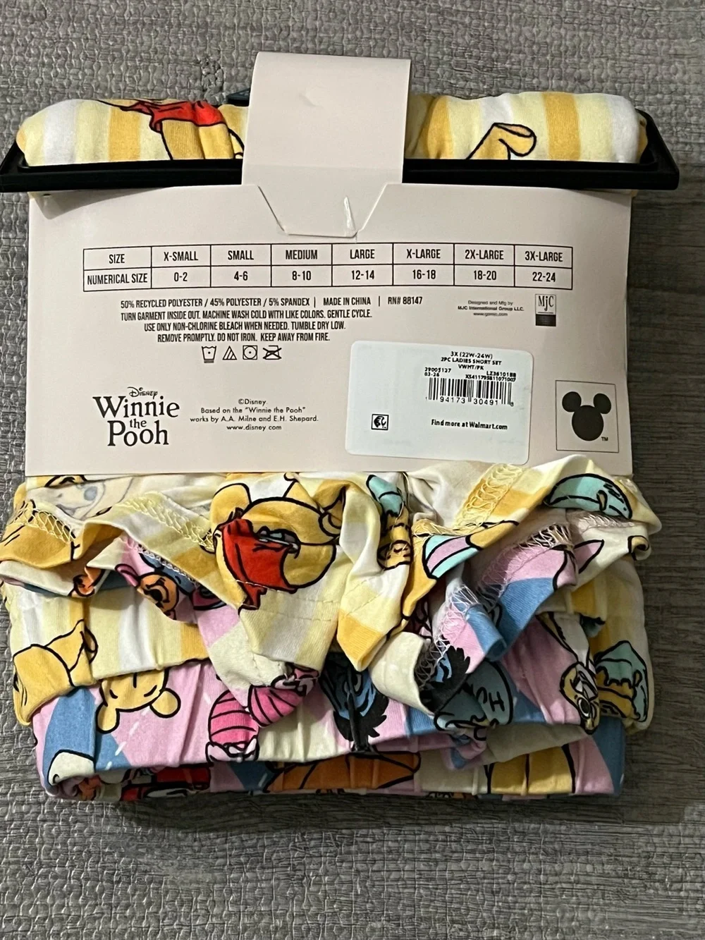 The Disney Winnie the Pooh Women’s Sleep Shorts 2-Pack in 3XL Plus